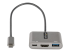 StarTech.com USB C Multiport Adapter, USB-C to HDMI 4K Video, 100W Power Delivery Passthrough Charging, 2-Port USB 3.0 Hub 5Gbps (1xType-C/1xA), USB-C Mini Dock, USB-C Travel Dock - Vänster sida