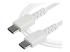 StarTech.com 2 m USB-C-kabel -&nbsp;vit - Närbild