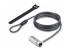 StarTech.com Nano Slot Compatible 6.6ft (2m) Cable Lock, Laptop Security - Höger vinkel