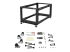 StarTech.com 8U 19" Open Frame Server Rack, 4 Post Adjustable Depth 23-41" Mobile, Free Standing Rolling Network/Computer Equipment Data Rack, Dell PowerEdge, HP ProLiant ThinkServer - Framsidan