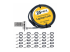 StarTech.com 25-Pack Laptop Lock, Compatible w/Noble Wedge/Nano/K-Slot - Framsidan