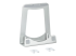 StarTech.com Laptop Stand, 2-in-1 Laptop Riser Stand or Vertical Stand, Ideal for Ultrabooks & MacBook Pro/Air up to 15", Ergonomic Angled Notebook Holder for Office Desk, Silver, Aluminum - Vänster vinkel