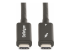StarTech.com 6ft (2m) Active Thunderbolt 4 Cable, 40Gbps, 100W PD, 4K/8K, Intel Certified, Compatible w/Thunderbolt 3/USB 3.2/DisplayPort (A40G2MB-TB4-CABLE) - Framsidan