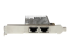 StarTech.com PCI Express 10GBase-T Ethernet-nätverkskort med 2 portar - Vänster sida