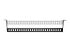 StarTech.com 1U Rack Mountable Cable Lacing Bar w/Adjustable Depth, Cable Support Guide For Organized 19" Racks/Cabinets, Horizontal Cable Guide For Patch Panels/Switches/PDUs - Ovansidan