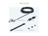 StarTech.com 25-Pack Universal Laptop Lock 6.6ft, Keyed Alike Locking Cable, Security Cable, Compatible w/Noble Wedge/Nano/K-Slot, Anti-Theft Cut-Resistant Cable - Höger vinkel