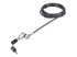 StarTech.com Universal Laptop Lock 6.6ft (2m), Security Cable For Notebook Compatible With Noble Wedge/Nano/K-Slot; Keyless Combination Locking Cable - Höger vinkel